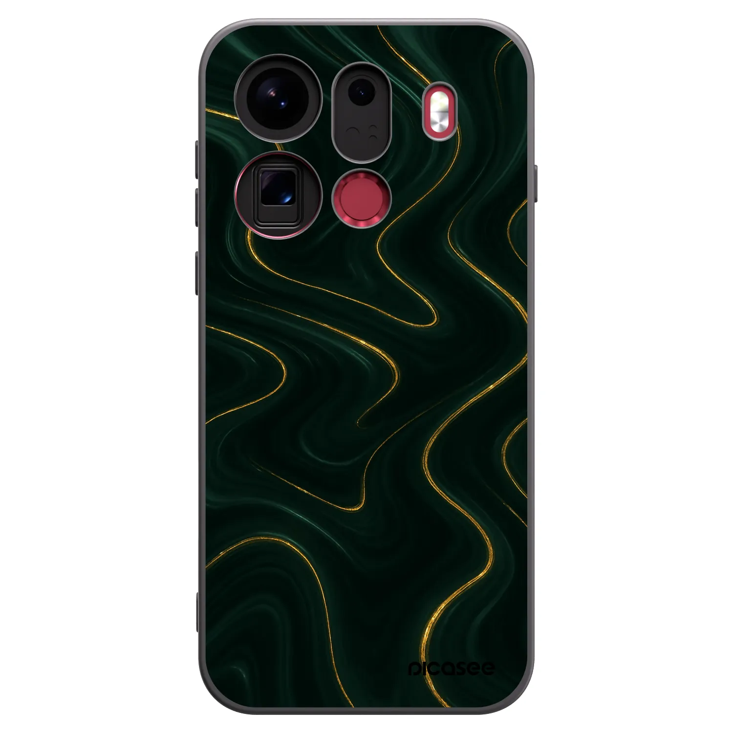 Picasee OPPO Find X9 Pro Hülle - Schwarzes Silikon - Vawes