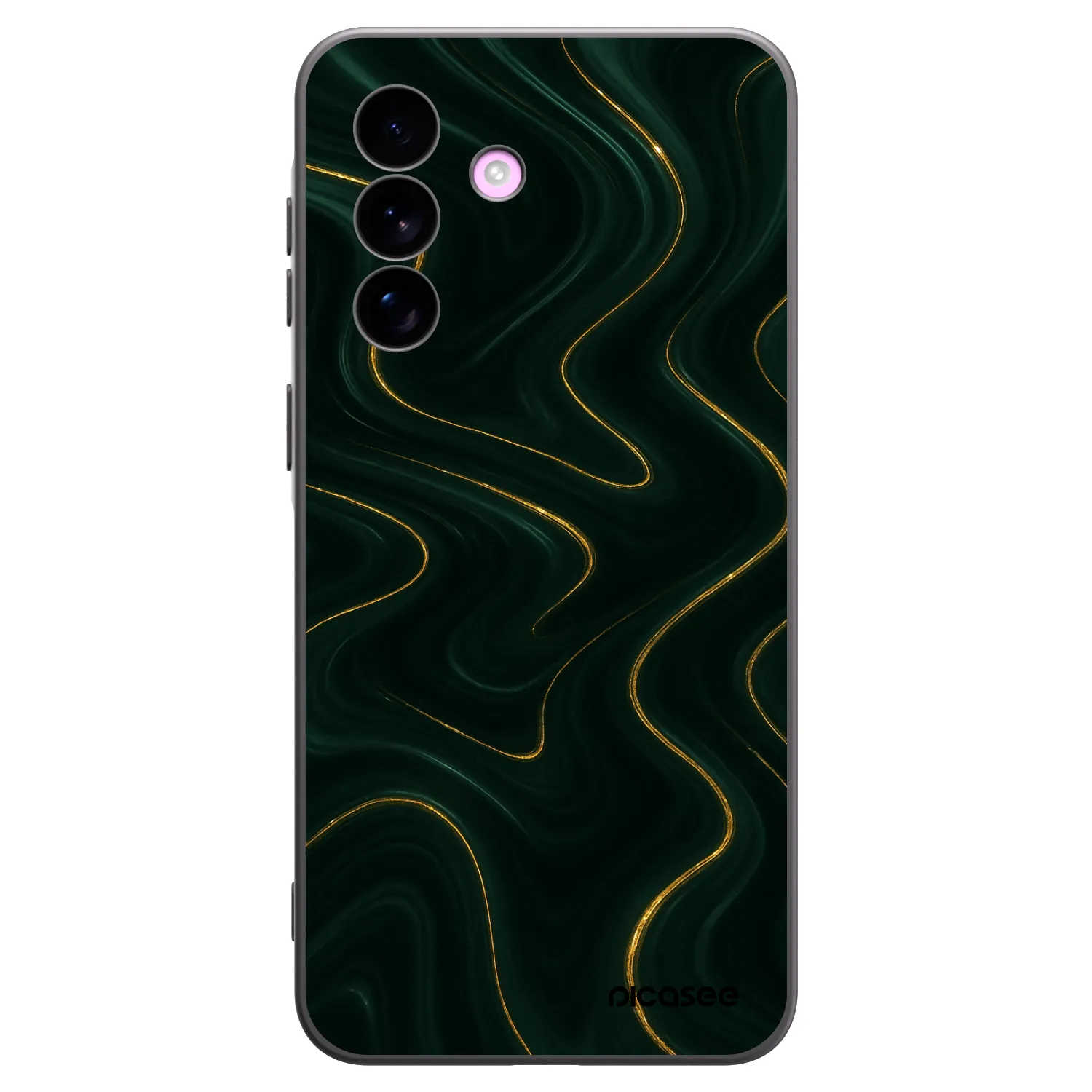 Picasee Samsung Galaxy A57 5G Hülle - Schwarzes Silikon - Vawes