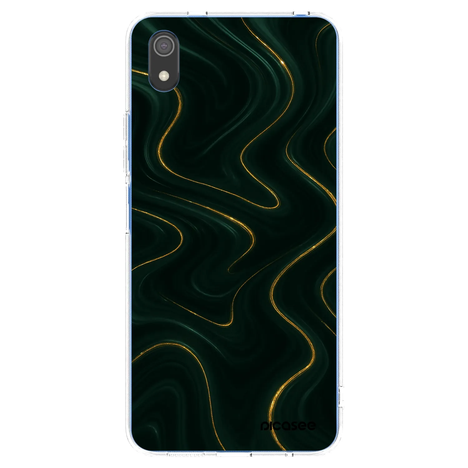Picasee Xiaomi Redmi 7A Hülle - Transparentes Silikon - Vawes