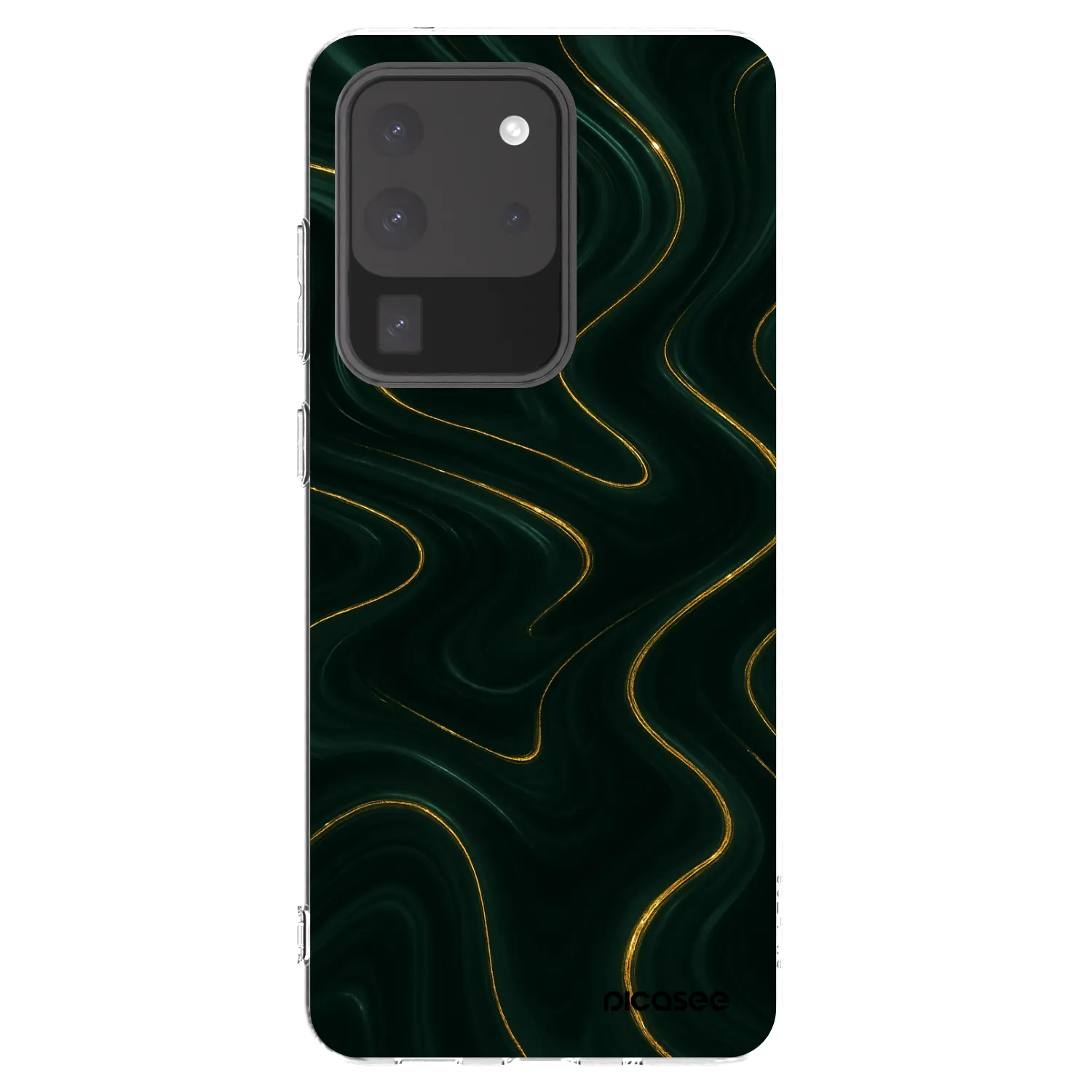 Picasee Samsung Galaxy S20 Ultra 5G G988F Hülle - Transparentes Silikon - Vawes