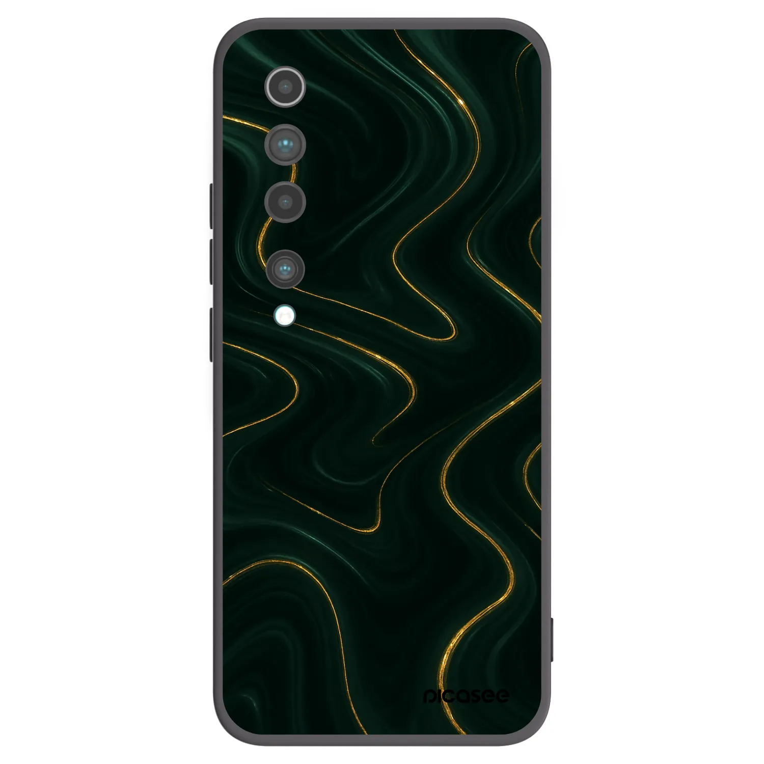 Picasee Xiaomi Mi 10 Hülle - Schwarzes Silikon - Vawes