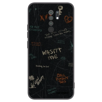 Picasee Xiaomi Redmi 9 Hülle - Schwarzes Silikon - CONFESSION