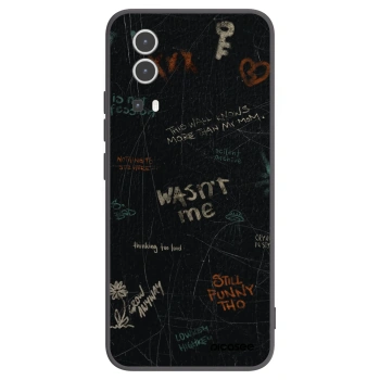 Picasee Vivo Y72 5G Hülle - Schwarzes Silikon - CONFESSION