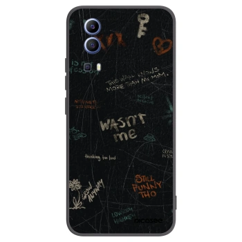 Picasee Vivo Y52 5G Hülle - Schwarzes Silikon - CONFESSION