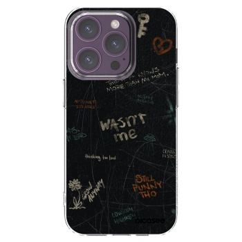 Picasee Apple iPhone 14 Pro Hülle - Transparentes Silikon - CONFESSION