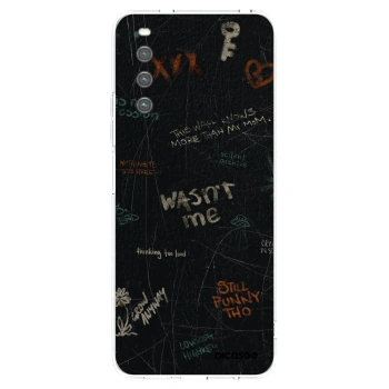 Picasee Sony Xperia 10 IV 5G Hülle - Transparentes Silikon - CONFESSION