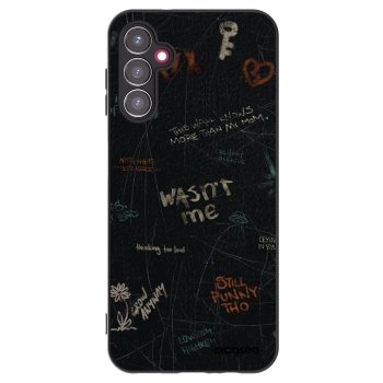 Picasee Samsung Galaxy A14 4G A145R Hülle - Schwarzes Silikon - CONFESSION