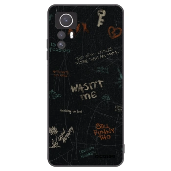 Picasee Xiaomi Redmi Note 12S Hülle - Schwarzes Silikon - CONFESSION