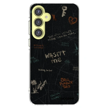 Picasee Samsung Galaxy A35 5G A356B Hülle - Transparentes Silikon - CONFESSION