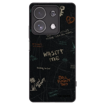 Picasee Xiaomi Redmi Note 13 Pro 4G Hülle - Schwarzes Silikon - CONFESSION