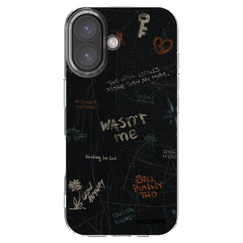 Picasee Apple iPhone 16 Hülle - Transparentes Silikon - CONFESSION