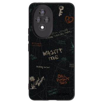 Picasee Honor 200 5G Hülle - Schwarzes Silikon - CONFESSION