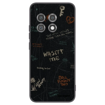 Picasee OnePlus 11 5G Hülle - Schwarzes Silikon - CONFESSION