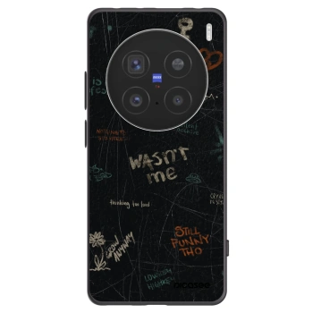 Picasee Vivo X200 Pro Hülle - Schwarzes Silikon - CONFESSION