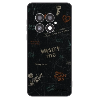 Picasee OnePlus 13 5G Hülle - Schwarzes Silikon - CONFESSION