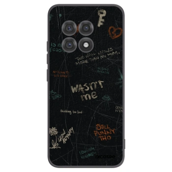 Picasee OnePlus 13R 5G Hülle - Schwarzes Silikon - CONFESSION