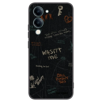 Picasee Vivo Y29s 5G Hülle - Schwarzes Silikon - CONFESSION