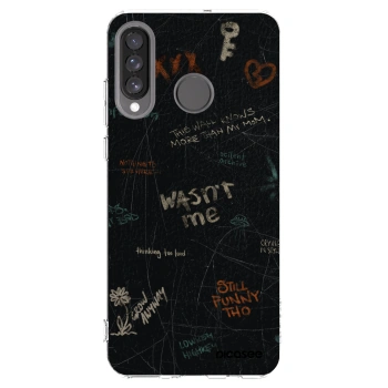 Picasee Huawei P30 Lite Hülle - Transparentes Silikon - CONFESSION
