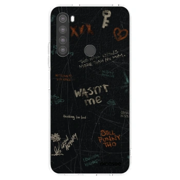 Picasee Xiaomi Redmi Note 8 Hülle - Transparentes Silikon - CONFESSION