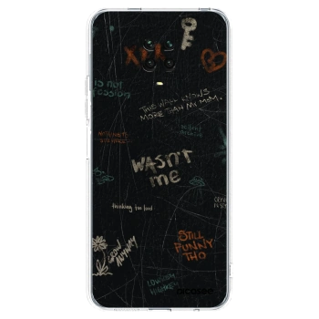 Picasee Xiaomi Redmi Note 9S Hülle - Transparentes Silikon - CONFESSION