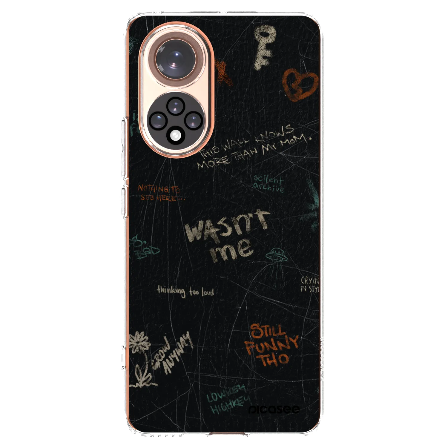 Picasee Huawei Nova 9 Hülle - Transparentes Silikon - CONFESSION