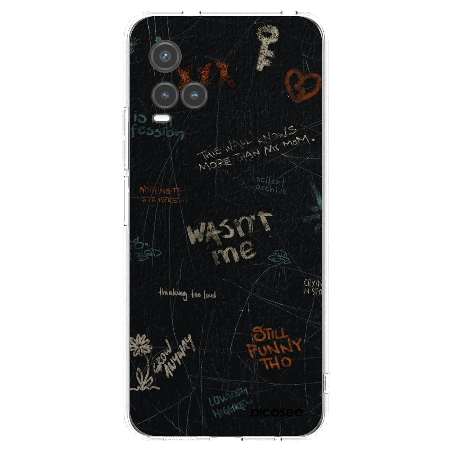 Picasee Vivo Y33s Hülle - Transparentes Silikon - CONFESSION