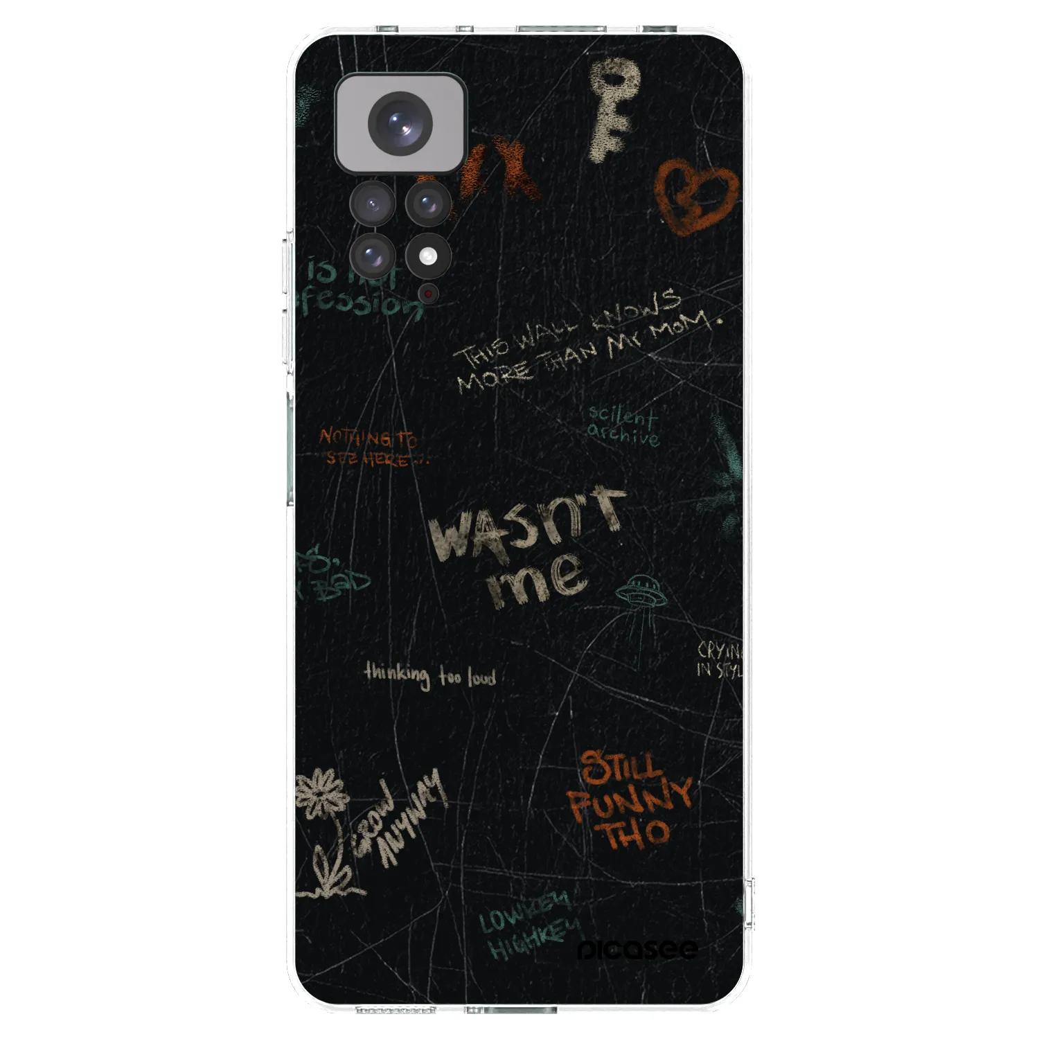 Picasee Xiaomi Redmi Note 11 Hülle - Transparentes Silikon - CONFESSION