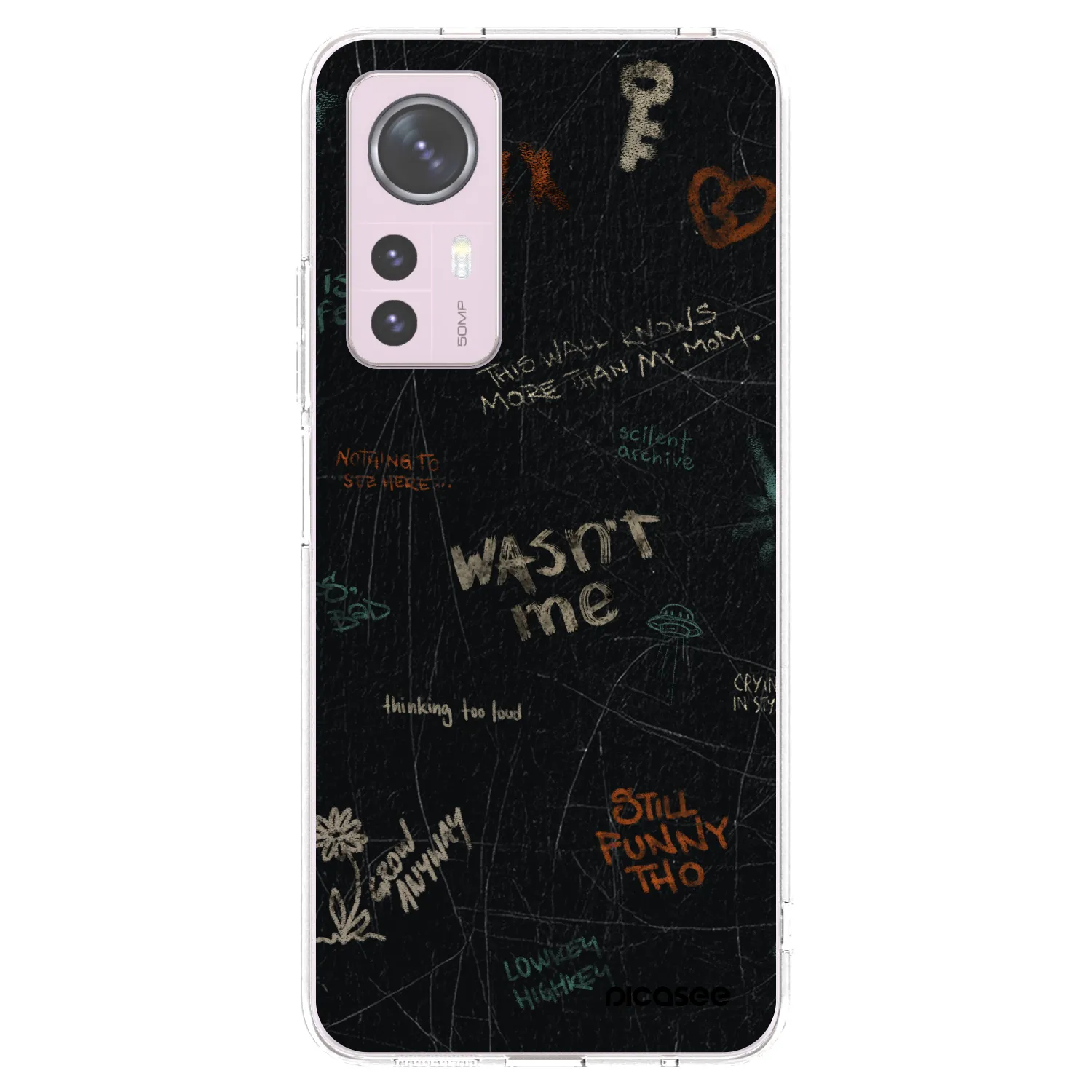 Picasee Xiaomi 12 Hülle - Transparentes Silikon - CONFESSION