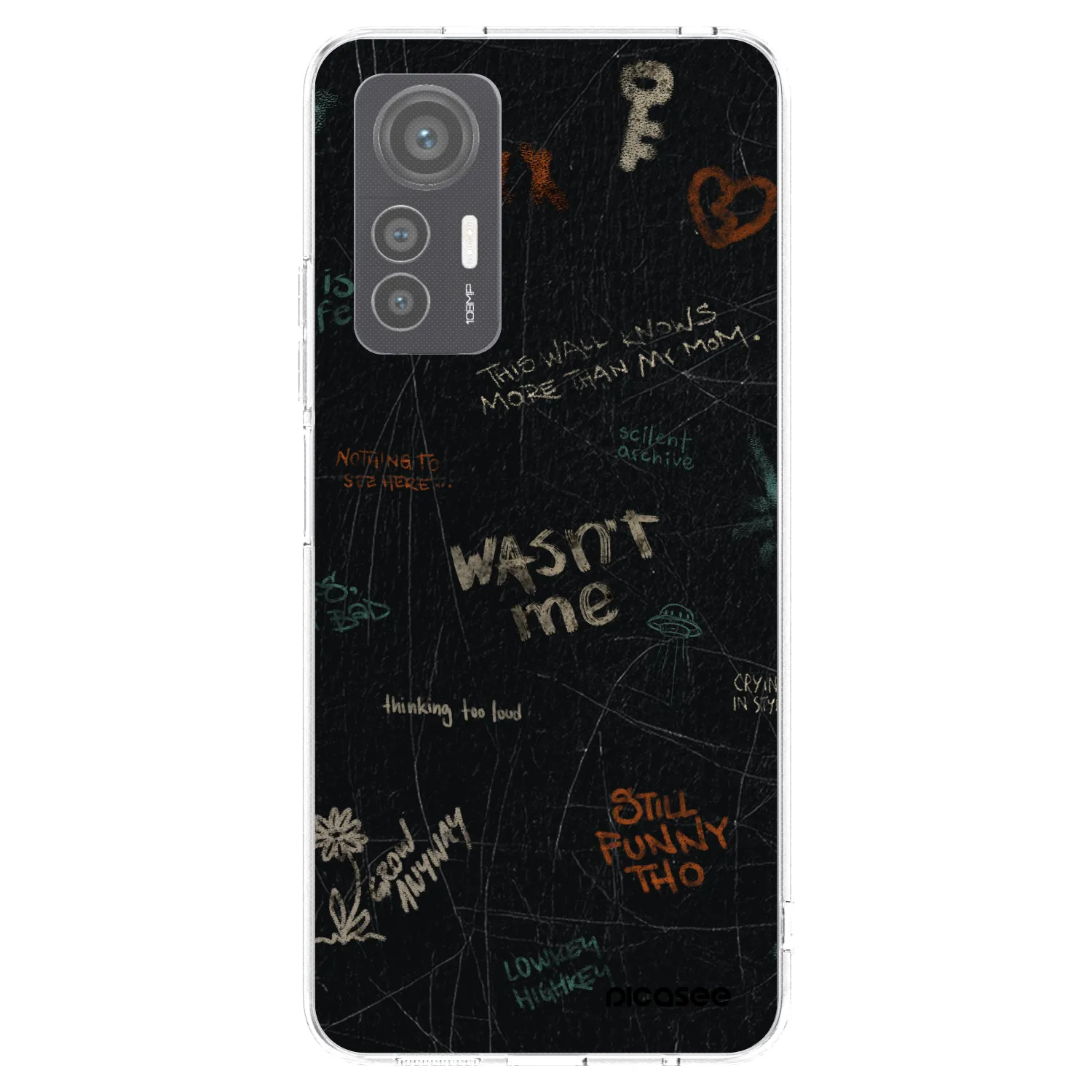 Picasee Xiaomi 12 Lite Hülle - Transparentes Silikon - CONFESSION