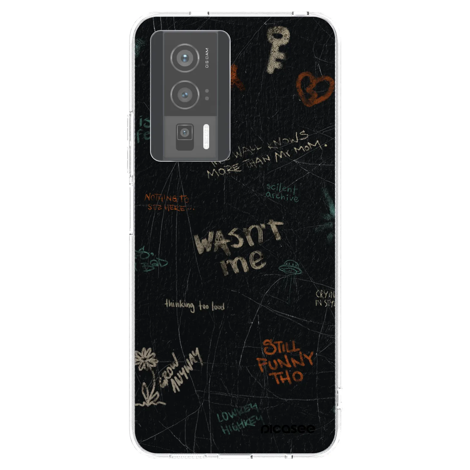Picasee Xiaomi Poco F5 Pro 5G Hülle - Transparentes Silikon - CONFESSION