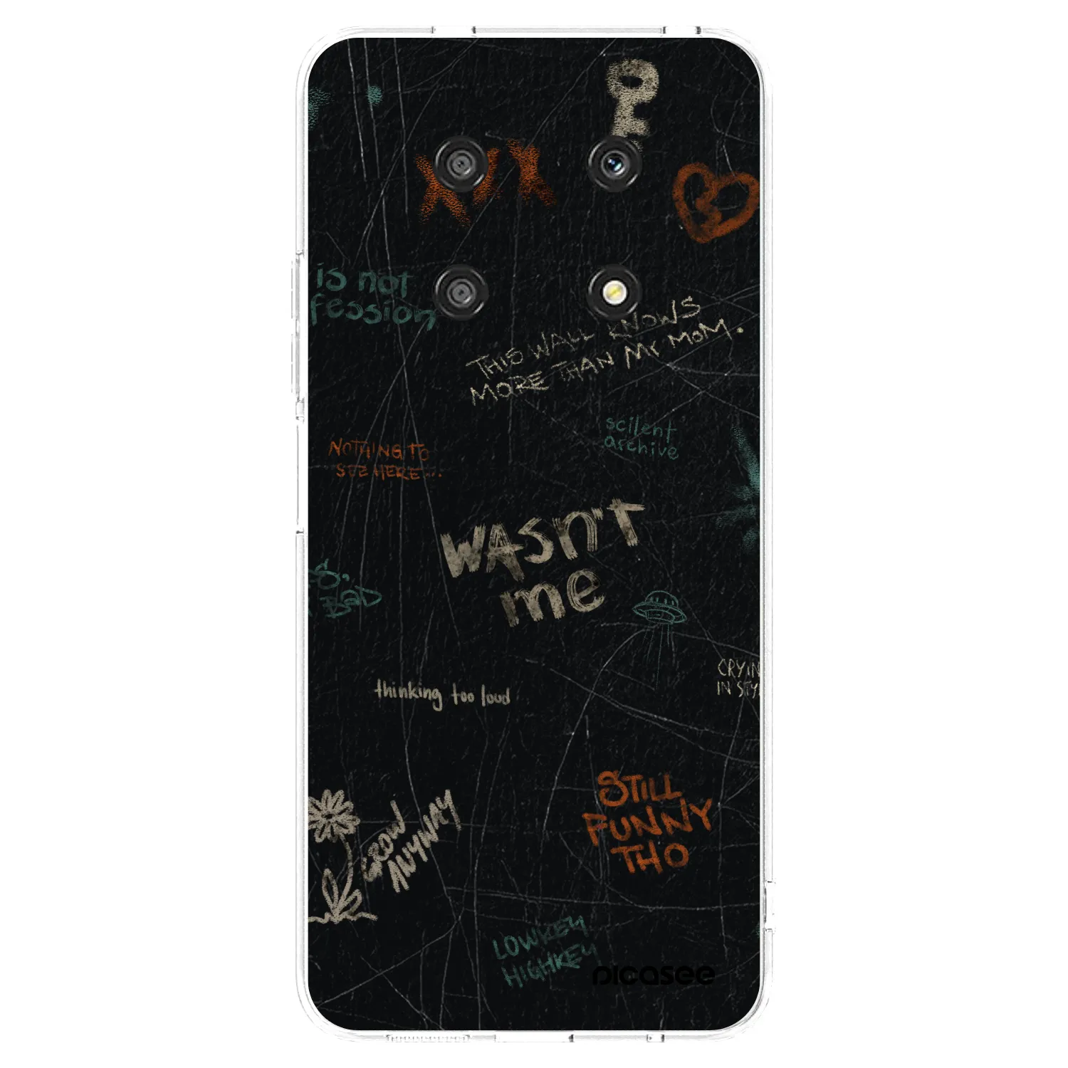 Picasee Honor Magic4 Lite 5G Hülle - Transparentes Silikon - CONFESSION