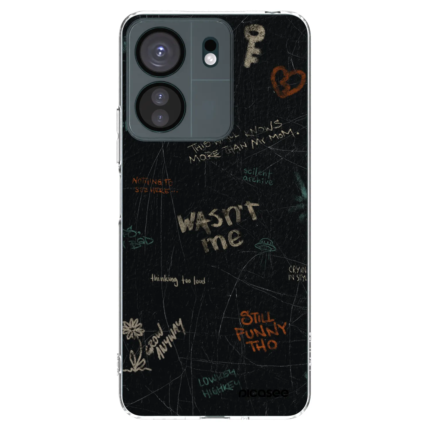 Picasee Xiaomi Redmi 13C 4G Hülle - Transparentes Silikon - CONFESSION