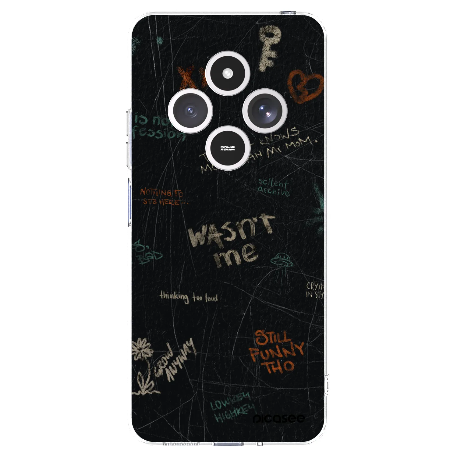 Picasee Xiaomi Redmi 14C Hülle - Transparentes Silikon - CONFESSION