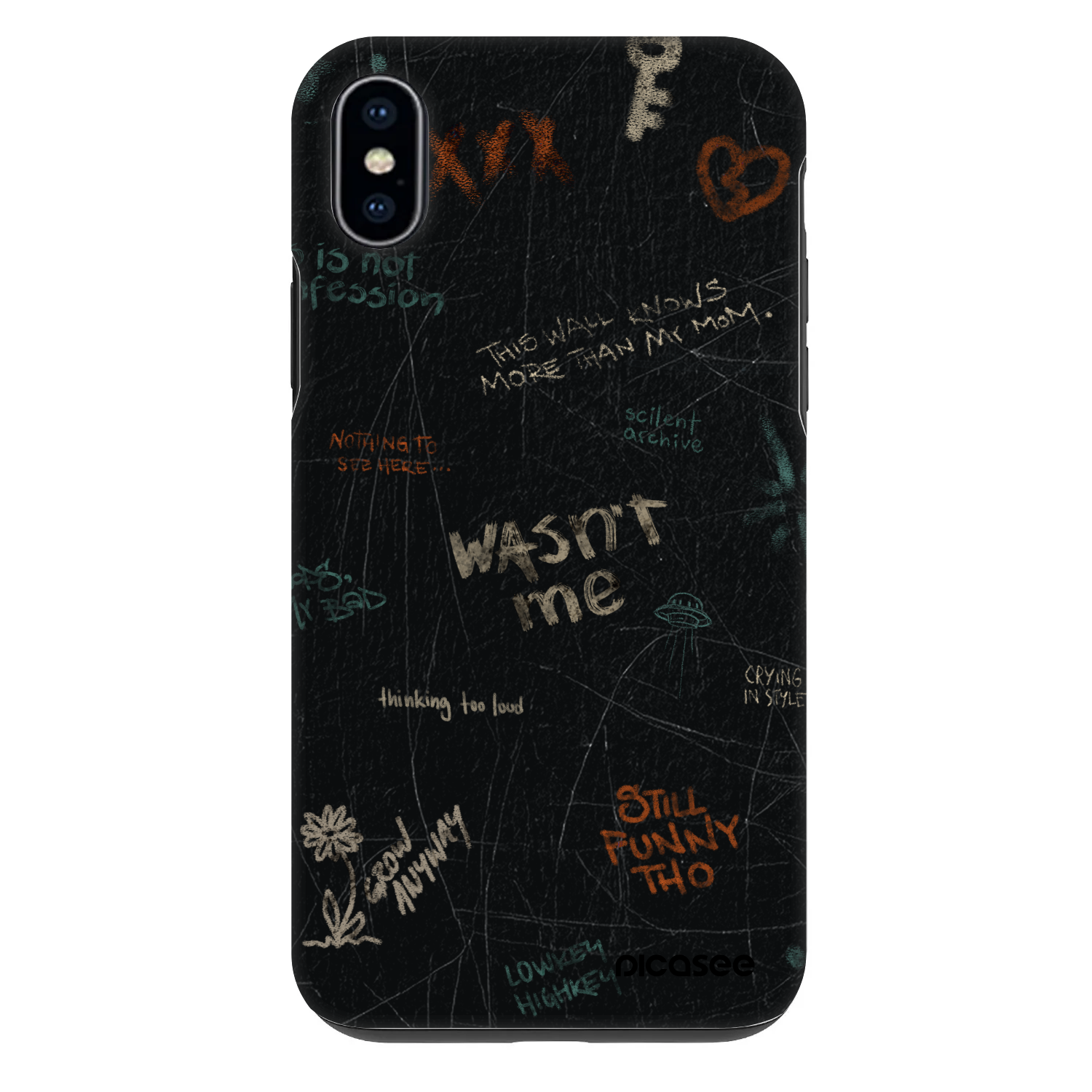 Picasee Fashion Case für Apple iPhone XS Max - CONFESSION