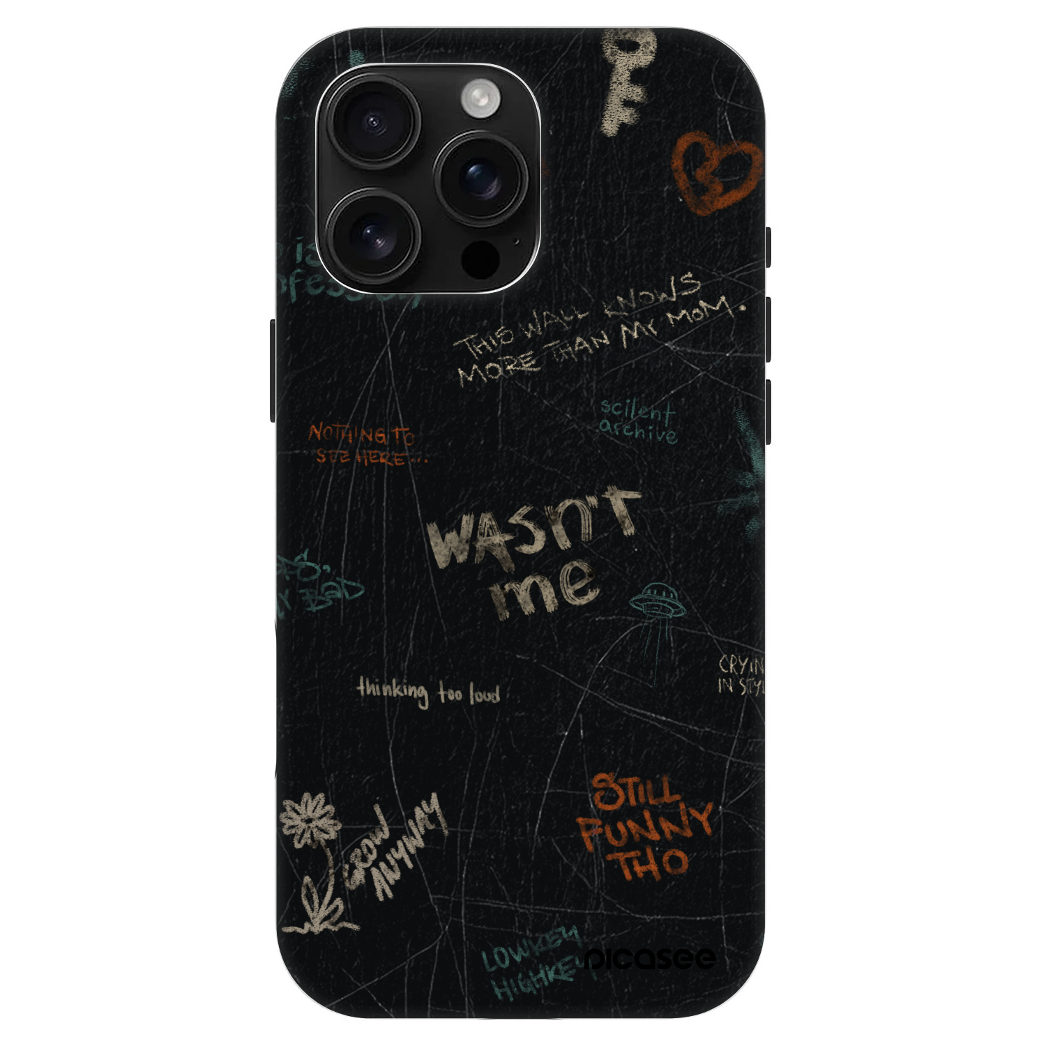 Picasee Fashion Case MagSafe für Apple iPhone 16 Pro Max - CONFESSION