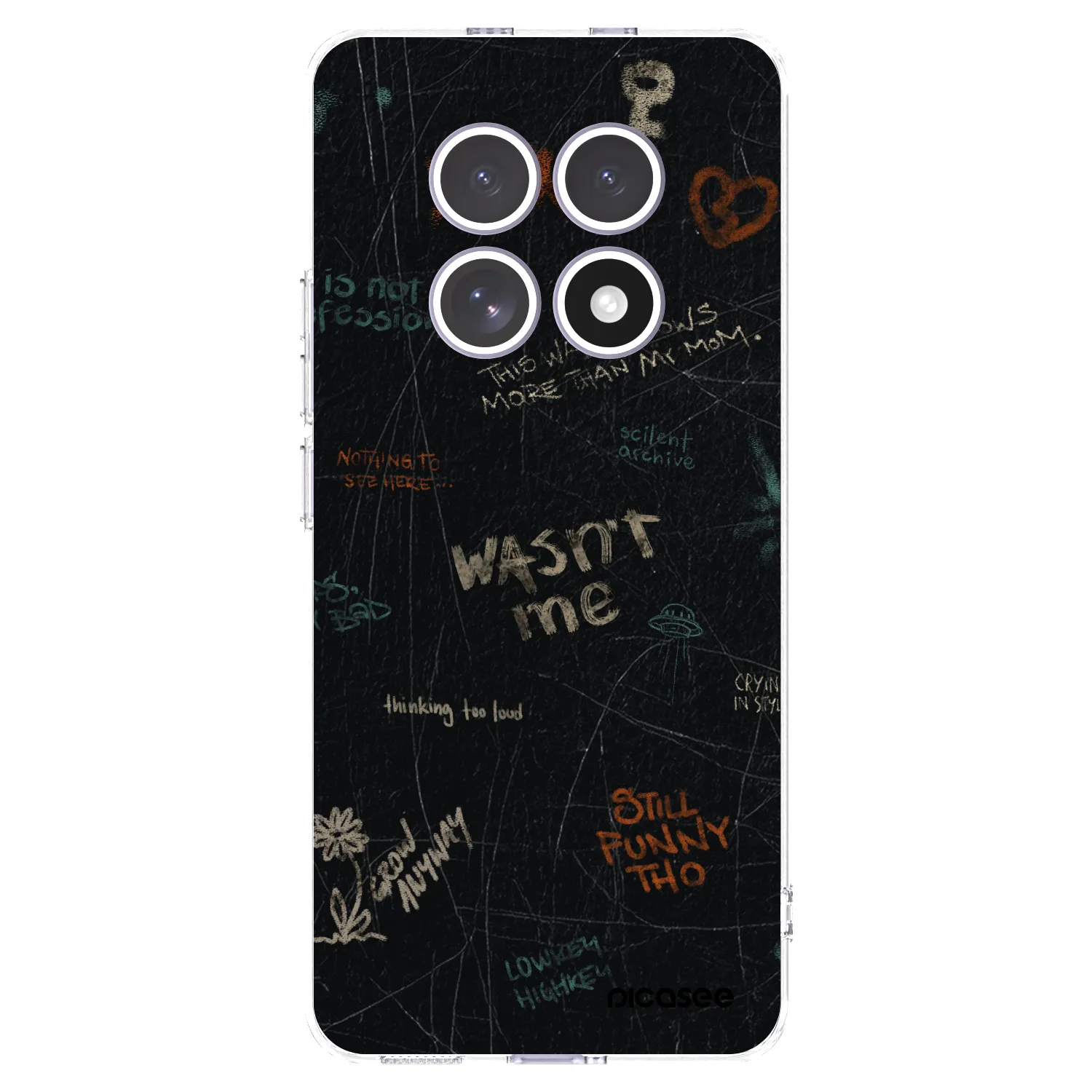 Picasee Xiaomi Redmi Note 15 Hülle - Transparentes Silikon - CONFESSION