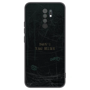 Picasee Xiaomi Redmi 9 Hülle - Schwarzes Silikon - DON´T TAG
