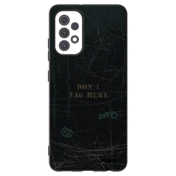 Picasee Samsung Galaxy A32 5G A326B Hülle - Schwarzes Silikon - DON´T TAG