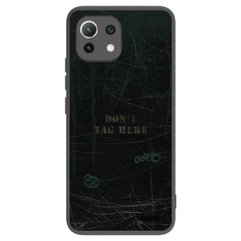 Picasee Xiaomi Mi 11 Lite Hülle - Schwarzes Silikon - DON´T TAG