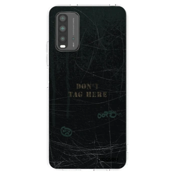 Picasee Xiaomi Redmi 9T Hülle - Schwarzes Silikon - DON´T TAG