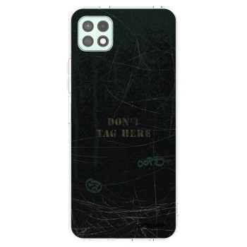 Picasee Samsung Galaxy A22 A226B 5G Hülle - Transparentes Silikon - DON´T TAG