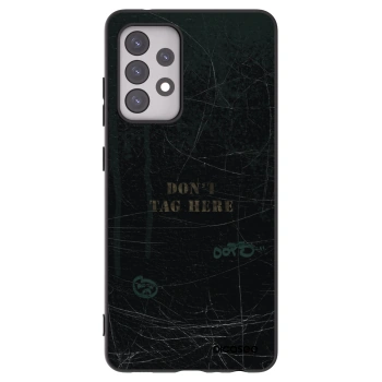 Picasee Samsung Galaxy A52s 5G A528B Hülle - Schwarzes Silikon - DON´T TAG