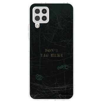Picasee Samsung Galaxy A22 A225F 4G Hülle - Transparentes Silikon - DON´T TAG