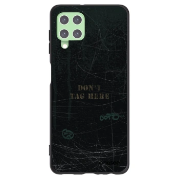 Picasee Samsung Galaxy A22 A225F 4G Hülle - Schwarzes Silikon - DON´T TAG