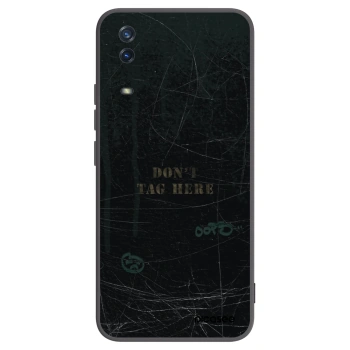 Picasee Vivo Y11s Hülle - Schwarzes Silikon - DON´T TAG