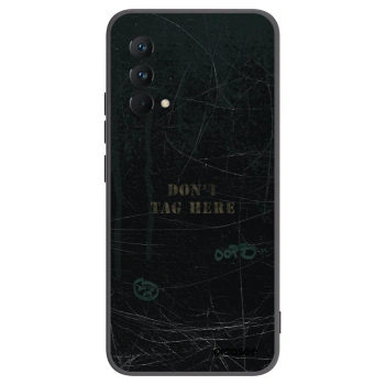 Picasee Realme GT Master Edition 5G Hülle - Schwarzes Silikon - DON´T TAG