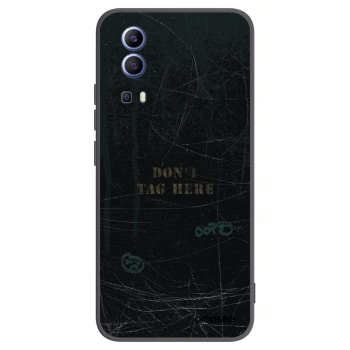 Picasee Vivo Y52 5G Hülle - Schwarzes Silikon - DON´T TAG