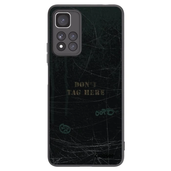 Picasee Xiaomi Redmi Note 11 Pro+ 5G Hülle - Schwarzes Silikon - DON´T TAG