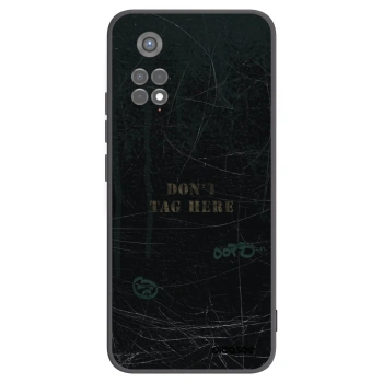 Picasee Xiaomi Redmi Note 11S 5G Hülle - Schwarzes Silikon - DON´T TAG