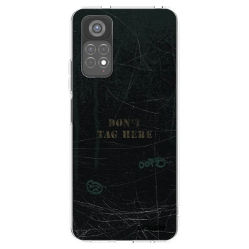 Picasee Xiaomi Redmi Note 11S 5G Hülle - Transparentes Silikon - DON´T TAG